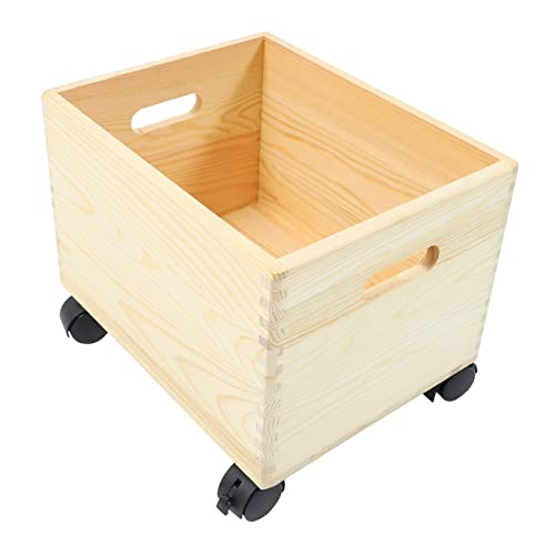 Anneome Große Aufbewahrungsboxen Aus Holz Mit Rädern Modisches Und Schickes Design Campingbox Aufbewahrungsboxen Für Spielzeug von Anneome