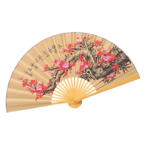 Anneome Großer Chinesischer Wandfächer aus Papier und Holz Faltbarer Dekorationsfächer mit Blumenmuster Orientalische Wanddeko für Wohnzimmer Party und Festlichkeiten Stabiles Design Anneome Großer Chinesischer Wandfächer aus Papier und Holz Faltbarer Dekorationsfächer mit Blumenmuster Orientalische Wanddeko für Wohnzimmer Party und Festlichkeiten Stabiles Design von Anneome