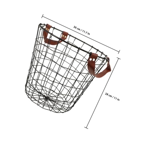 Anneome Großer Runder Metallkorb mit Griff für Brennholzaufbewahrung Atmungsaktives Drahtgeflecht Vielseitiger Kaminholz Wäschekorb im Landhausstil für Camping und Outdoor einsätze Anneome Großer Runder Metallkorb mit Griff für Brennholzaufbewahrung Atmungsaktives Drahtgeflecht Vielseitiger Kaminholz Wäschekorb im Landhausstil für Camping und Outdoor einsätze von Anneome