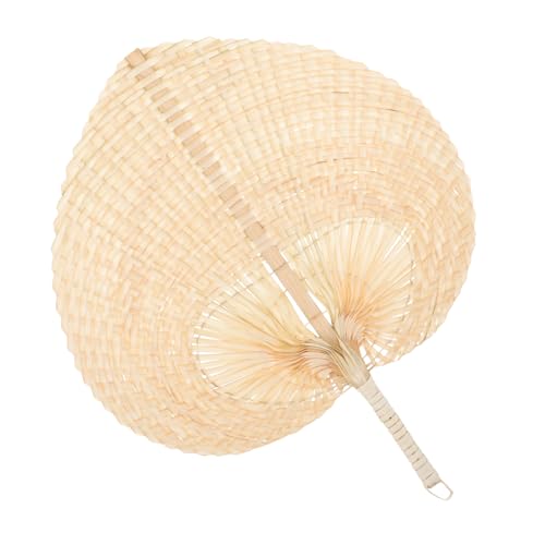 Anneome Handgefertigter Gewebter Bambus-fächer Vintage Stil Tragbarer Fächer Für Sommer Praktischer Handfächer Für Partys Und Strandausflüge Eleganter Kühlfächer Für Junge Mädchen Und von Anneome