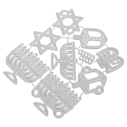 Anneome Metallstanzform Für Scrapbooking Und DIY-alben Chanukka-Motiv Aus Karbonstahl Langlebig Und Verzugsfest Für Bastelbedarf Und Grußkarten Anneome Metallstanzform Für Scrapbooking Und DIY-alben Chanukka-Motiv Aus Karbonstahl Langlebig Und Verzugsfest Für Bastelbedarf Und Grußkarten von Anneome