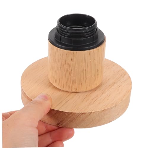 Anneome Holz Lampenfassung Deckenleuchte Sockel Ersatz Handpoliert Sicher Stilvoll Für DIY Pendelleuchte Wohnzimmer Schlafzimmer Esszimmer Anneome Holz Lampenfassung Deckenleuchte Sockel Ersatz Handpoliert Sicher Stilvoll Für DIY Pendelleuchte Wohnzimmer Schlafzimmer Esszimmer von Anneome
