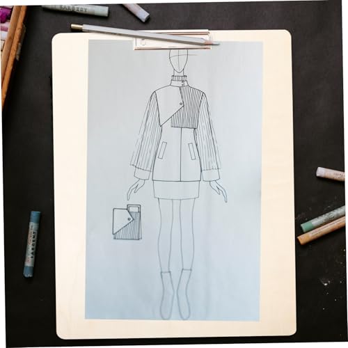 Anneome Holz Zeichenbrett Klemmbrett Robustes Malbrett für Skizzen Malerei Outdoor Geeignet Komfortabel und Langlebig für Künstler Schüler und Büro von Anneome