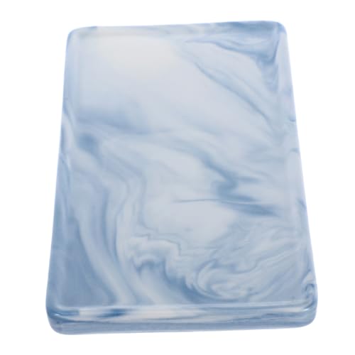 Anneome Keramik tablett mit Marmor Optik Eleganter Badezimmer Organizer Rechteckiges Kleines Dekoratives Vanity tablett Vielseitig für Bad Schlafzimmer und Wohnzimmer Geeignet von Anneome