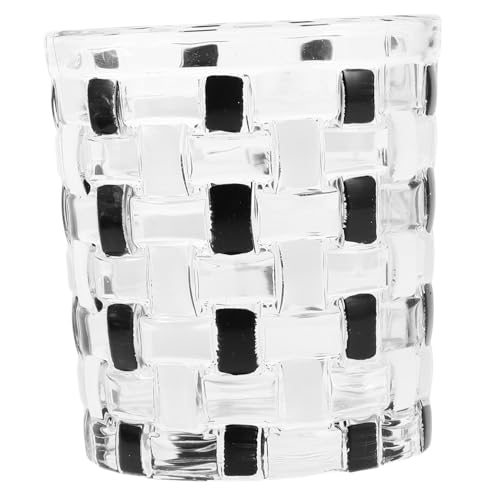 Anneome Klassischer Zahnbürstenbecher aus Glas mit Schwarz Weißem Schachbrettmuster Multifunktionaler Mundspülbecher und Zahnbürstenhalter Langlebig Sicher für Familie und Reisegebrauch Anneome Klassischer Zahnbürstenbecher aus Glas mit Schwarz Weißem Schachbrettmuster Multifunktionaler Mundspülbecher und Zahnbürstenhalter Langlebig Sicher für Familie und Reisegebrauch von Anneome