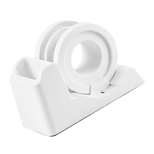 Anneome Kleiner Tape Dispenser Schreibtisch aus Stabilem Kunststoff Praktischer Klebebandhalter mit Cutter Kompakt für Büro und Zuhause Weißer Desktop Klebebandabroller für Leichtes Anneome Kleiner Tape Dispenser Schreibtisch aus Stabilem Kunststoff Praktischer Klebebandhalter mit Cutter Kompakt für Büro und Zuhause Weißer Desktop Klebebandabroller für Leichtes von Anneome