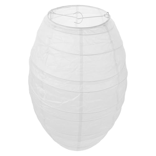 Anneome Kronleuchter Schatten Faltbarer Lampenschirm Laterne Lampenschirm Faltbare Laterne Hängender Laternenschirm Laternenschatten Faltlampenschirm Lampenschirmabdeckung Weiß Papier von Anneome