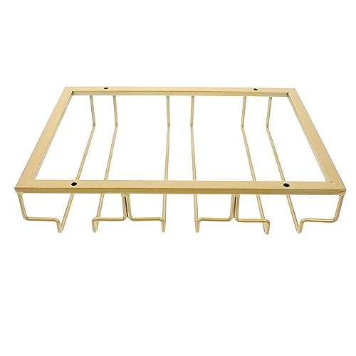 Anneome Kunst Weinregal Unter Schrank Hängend Weinglashalter Umgedreht Schlitz Goldfarben Weinbecherhalter Leicht Zu Reinigen Staubschutz Vintage Design Anneome Kunst Weinregal Unter Schrank Hängend Weinglashalter Umgedreht Schlitz Goldfarben Weinbecherhalter Leicht Zu Reinigen Staubschutz Vintage Design von Anneome