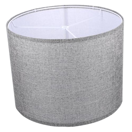 Anneome Lampenschirm Rund aus Robustem Dekorativer Lampenschirm Ersatz für Tischlampe und Deckenleuchte Stilvoller Lampenüberzug für Wohn und Hotelzimmer Natürlicher Warmer Look von Anneome