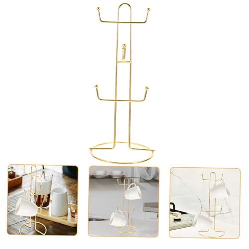 Anneome Metall Becherhalter Baum Organizer für Theke Küchenaufbewahrung Platzsparend Eleganter Tassenständer Robust Einfach zu Reinigen für Kaffee Teetassen Anneome Metall Becherhalter Baum Organizer für Theke Küchenaufbewahrung Platzsparend Eleganter Tassenständer Robust Einfach zu Reinigen für Kaffee Teetassen von Anneome