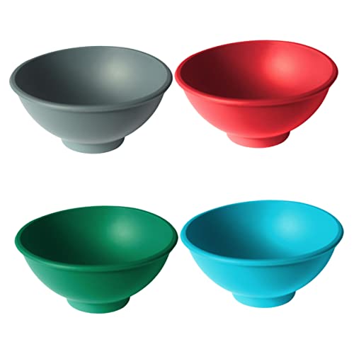 Anneome Mini-Gewürzschale Silikonbehälter Silikonutensilien Bonbonbehälter Für 4 Stück Speiseteller Vorspeisenschalen Gummi-Prise-Schüssel Gewürzschale Gewürz-Tauchschalen Baby von Anneome