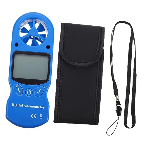 Anneome Mini Hygrothermograph Windgeschwindigkeitsmesser Tragbares Anemometer zur Messung von Temperatur und Luftfeuchtigkeit für Indoor und Outdoor Anwendungen ohne Batterie Blau Anneome Mini Hygrothermograph Windgeschwindigkeitsmesser Tragbares Anemometer zur Messung von Temperatur und Luftfeuchtigkeit für Indoor und Outdoor Anwendungen ohne Batterie Blau von Anneome