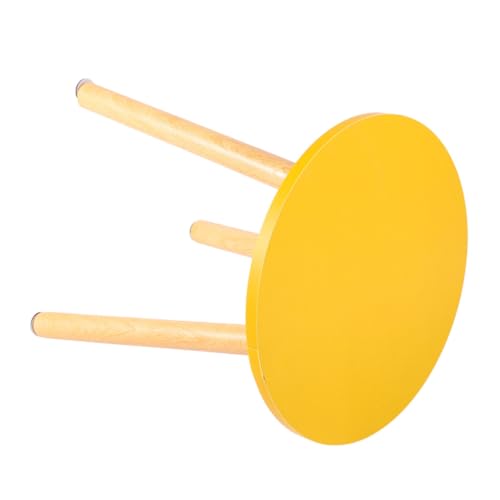 Anneome Moderner Runder Couchtisch Skandinavischer Stil Holzbeine Stabil Langlebig Wohnzimmertisch Beistelltisch Minimalistisch für Wohnzimmer Schlafzimmer Büro von Anneome