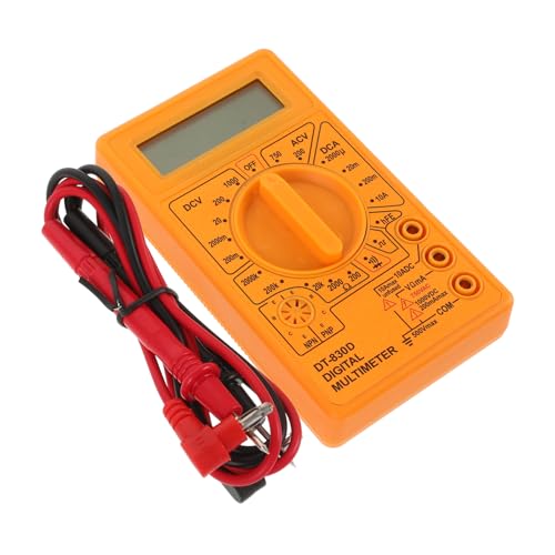 Anneome Digitales Multimeter Tragbares Spannungsprüfer Ohmmeter Kompaktes Elektrowerkzeug zur Messung von Spannung Strom und für Elektriker und Heimwerker Anneome Digitales Multimeter Tragbares Spannungsprüfer Ohmmeter Kompaktes Elektrowerkzeug zur Messung von Spannung Strom und für Elektriker und Heimwerker von Anneome