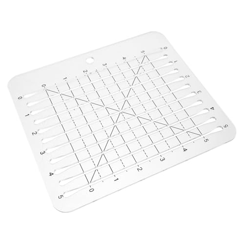 Anneome Präziser Stoff schneide lineal mit Schlitzen Vielseitiges Schneiderwerkzeug für Nähen Quilten DIY kleidermacher Robustes Messinstrument für Genaue Schnittmuster und Anneome Präziser Stoff schneide lineal mit Schlitzen Vielseitiges Schneiderwerkzeug für Nähen Quilten DIY kleidermacher Robustes Messinstrument für Genaue Schnittmuster und von Anneome