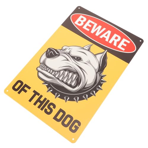 Anneome Privatgrundstück Warnschild aus Eisen Vintage Caution Sign für Garten Langlebig und Dekorativ Sicherheitshinweis für Unbefugtes Betreten für Außenbereiche und Hausdekoration von Anneome