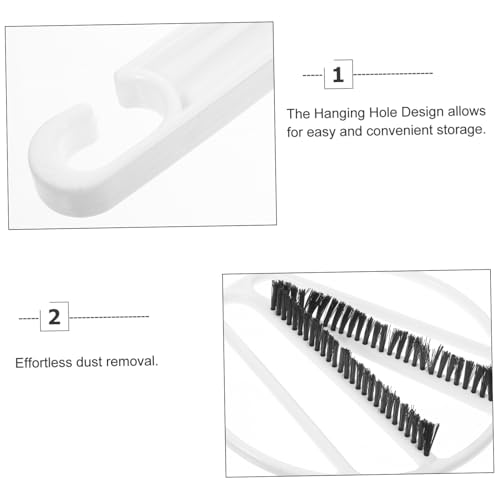 Anneome Quilt Staubentfernungs Tool mit Langem Griff Doppelseitiger Weicher Borstenbesen Effektiver Bettdecke und Teppichreiniger Staubwedel für Haushalt und Gründlicher Staubentferner von Anneome