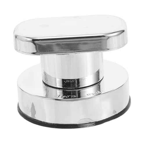 Anneome Robuster Saugnapfgriff für Schiebetüren aus Glas Starker Bohren Eleganter Silberner Möbelgriff für Bad Küchenschränke Ergonomisches Design für Komfortable Bedienung von Anneome