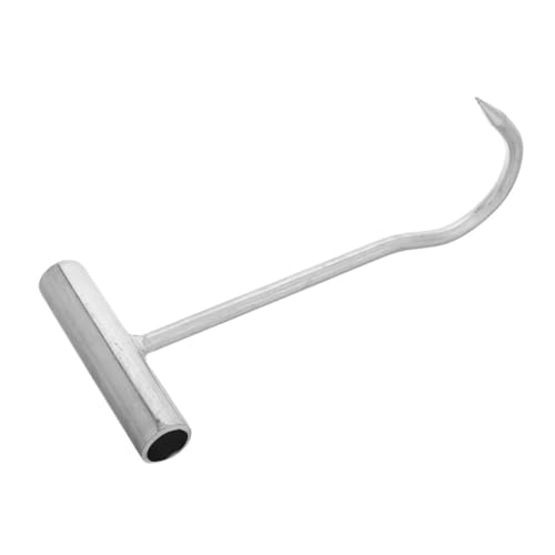 Anneome Schachtdeckelhaken aus Robustem Eisen Ergonomischer Hebehaken mit Langem Stiel Schwerlastfähiger Manhole Cover Puller für Sicheres Heben und Ziehen von Kanaldeckeln und Schweren Anneome Schachtdeckelhaken aus Robustem Eisen Ergonomischer Hebehaken mit Langem Stiel Schwerlastfähiger Manhole Cover Puller für Sicheres Heben und Ziehen von Kanaldeckeln und Schweren von Anneome