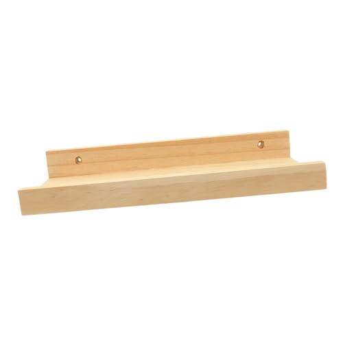 Anneome Schwebendes Holzregal Wandmontage Kompaktes Display Shelf für Schlafzimmer Wohnzimmer Dekoration Kleines Wandregal aus Natürlichem Kiefernholz von Anneome