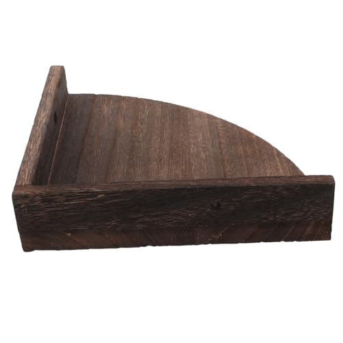 Anneome Schweberegal Wandregal aus Rustikalem Holz Eckregal Wandmontiert mit Robuster Tragkraft Platzsparend für Wohnzimmer Schlafzimmer Bad und Küche Vielseitiges Wanddekor und Anneome Schweberegal Wandregal aus Rustikalem Holz Eckregal Wandmontiert mit Robuster Tragkraft Platzsparend für Wohnzimmer Schlafzimmer Bad und Küche Vielseitiges Wanddekor und von Anneome