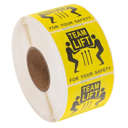 Anneome Schweres Versandetikett Team Lift Aufkleber Rolle Stark Haftend Extra Widerstandsfähig für Versand Lager Transport Sichere Kennzeichnung Schwerer Pakete Anneome Schweres Versandetikett Team Lift Aufkleber Rolle Stark Haftend Extra Widerstandsfähig für Versand Lager Transport Sichere Kennzeichnung Schwerer Pakete von Anneome