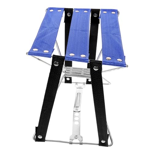 Anneome Tragbarer Faltbarer Campinghocker Klein Leicht Klappbar Kompakt für Angeln Wandern Pediküre Outdoor Sitzgelegenheit Multifunktional Platzsparend von Anneome