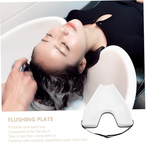 Anneome Tragbares Haarwaschtablett aus Kunststoff mit Ergonomischer Nackenstütze Bequemes Shampoo waschbecken für Zuhause Salon Geeignet für Ältere und Behinderte Personen Anneome Tragbares Haarwaschtablett aus Kunststoff mit Ergonomischer Nackenstütze Bequemes Shampoo waschbecken für Zuhause Salon Geeignet für Ältere und Behinderte Personen von Anneome