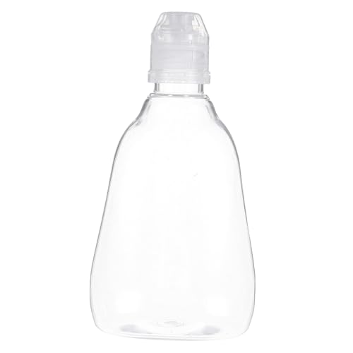 Anneome Transparente Honigflasche mit Sauberem Flip deckel Auslaufsichere Squeeze Flasche für Honig Senf und Saucen Tragbarer Küchenbehälter für Präzises Dosieren zu Wiederverwendbar von Anneome