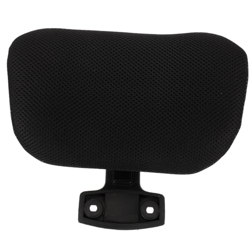 Anneome Verstellbare Büro Stuhl Kopfstütze Ergonomisches Nackenkissen Computerstuhl Kopfpolster Innenmaß für Besseren Nacken und Kopfschutz Einfache Montage ohne Bohren Schwarz von Anneome