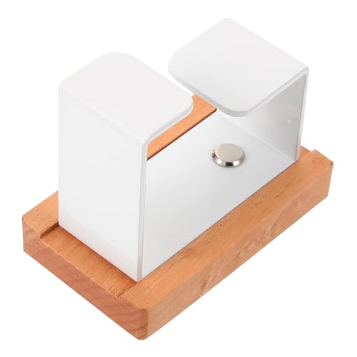 Anneome Wandmontierter Handtuchhaken aus Holz Robuster Eleganter Badezimmer Haken für Handtücher und Waschbecken Installieren ohne Bohren für Badezimmerdekor von Anneome