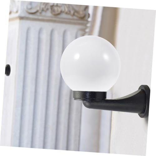 Anneome Wasserdichter Acryl Kugellampenschirm für Außenbeleuchtung Robuster Lampenschutz mit Modernem Design Einfache Montage Geeignet für Garten Terrasse Straßenlaterne und Patio von Anneome