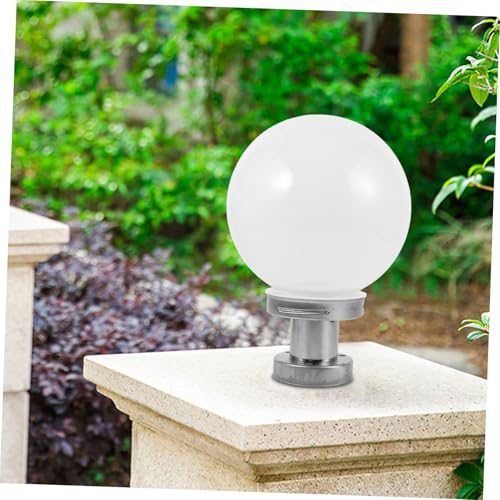 Anneome Wasserdichter Runder Ersatz lampenschirm mit Edelstahlfuß Outdoor Globe Lichtabdeckung für Garten Terrasse Wegbeleuchtung Schutz und Sanftes Licht von Anneome