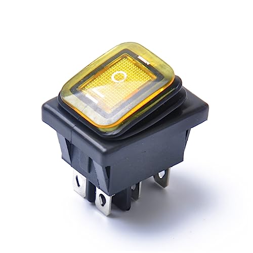 Anneome Wasserdichter Wippschalter Auto und Boot Kippschalter mit Gelber für Dc Anwendungen Staub Spritzwassergeschützt Anneome Wasserdichter Wippschalter Auto und Boot Kippschalter mit Gelber für Dc Anwendungen Staub Spritzwassergeschützt von Anneome