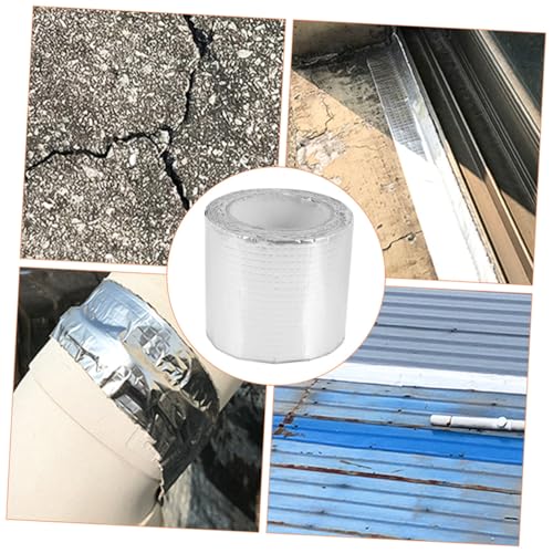 Anneome Wasserdichtes Aluminiumfolie Reparaturband Selbstklebendes Dichtungsband UV beständig Für Dachabdichtung Fenster Naht Abdichten Spalt Reparatur von Anneome