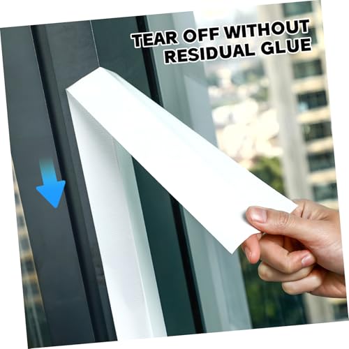 Anneome Weißes Breites Langes Gewebeband Stark Haftendes Dichtungsband für Fenster Wetterbeständiges Reparaturband mit Hoher Klebkraft Langlebig und Vielseitig Einsetzbar von Anneome