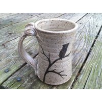 Eulen-Keramik-Becher, Handgemachte Keramik Becher, Eulen-Keramik Eulen-Keramik-Becher, Handgemachte Keramik Becher, Eulen-Keramik von AnnetteLowderPottery