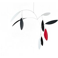 Mobilé Tina, Weiß, Anthrazit, Rot von AnnetteRaweMobiles