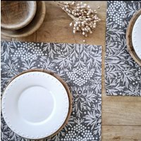 Set Aus Tischsets Beschichteter Baumwolle von AnnetteetJeanne