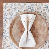 Tischsets Aus Beschichteter Baumwolle. Hergestellt in Frankreich von AnnetteetJeanne