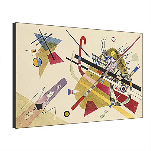Annick Goutal Berühmte Abstrakte Wandkunst Von Frankreich Wassily Kandinsky Poster Ölgemälde Kunstreproduktion Gedruckt Auf Leinwand Giclée-Kunstwerk Für Heimdekorationen (40,40 x 60 cm(Kein Rahmen)) von Annick Goutal