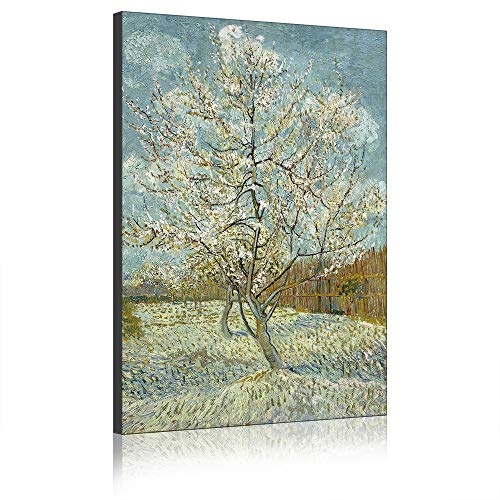 Five-Seller Der Rosa Pfirsichbaum Von Van Gogh Leinwand Ölgemälde Kunstreproduktion Auf Leinwand Gedruckt Wandkunst Giclee Kunstwerk Für Hauptdekorationen (50 x 70 cm) von Annick Goutal