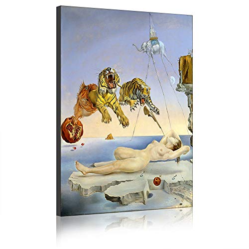 Five-Seller Spanien Künstler Abstrakte Poster Wandkunst Drucken Berühmten Surrealismus Ölgemälde Sammlung Von Salvador Dali Reproduktion Auf Leinwand (10,50 x 70 cm(Kein Rahmen)) von Annick Goutal