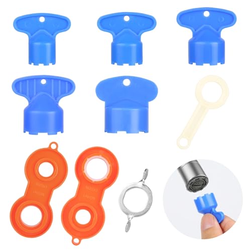 Annickee 8 Stück Perlator Schlüssel, Strahlregler Wasserhahn Schlüssel, ABS-Filter inkl, Perlatoren für Wasserhähne, Perlator M16/M18/M20/M22/M24/M28, Schlüssel Mischdüsen, Sprudel Wasserhahn Annickee 8 Stück Perlator Schlüssel, Strahlregler Wasserhahn Schlüssel, ABS-Filter inkl, Perlatoren für Wasserhähne, Perlator M16/M18/M20/M22/M24/M28, Schlüssel Mischdüsen, Sprudel Wasserhahn von Annickee