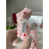 Valentines Body Candle Hearts | Torso Kerze Rosa Mit Herzen Und Wunschtext Valentines Body Candle Hearts | Torso Kerze Rosa Mit Herzen Und Wunschtext von AnnieCandlesCo