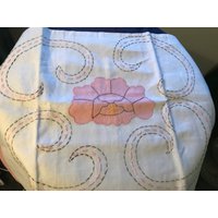 Reinschlupf Vintage Baumwollapplikation Und Gestickter Abnehmbarer Einsatz Kissenbezug 16 "x 24" Reinschlupf Vintage Baumwollapplikation Und Gestickter Abnehmbarer Einsatz Kissenbezug 16 "x 24" von AnnieFannyFooFoo