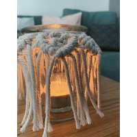 Makramee Windlicht „Fibi" Teelicht Macrame Geknüpft Geschenk Dekoration Makramee Windlicht „Fibi" Teelicht Macrame Geknüpft Geschenk Dekoration von AnnieMarDesign