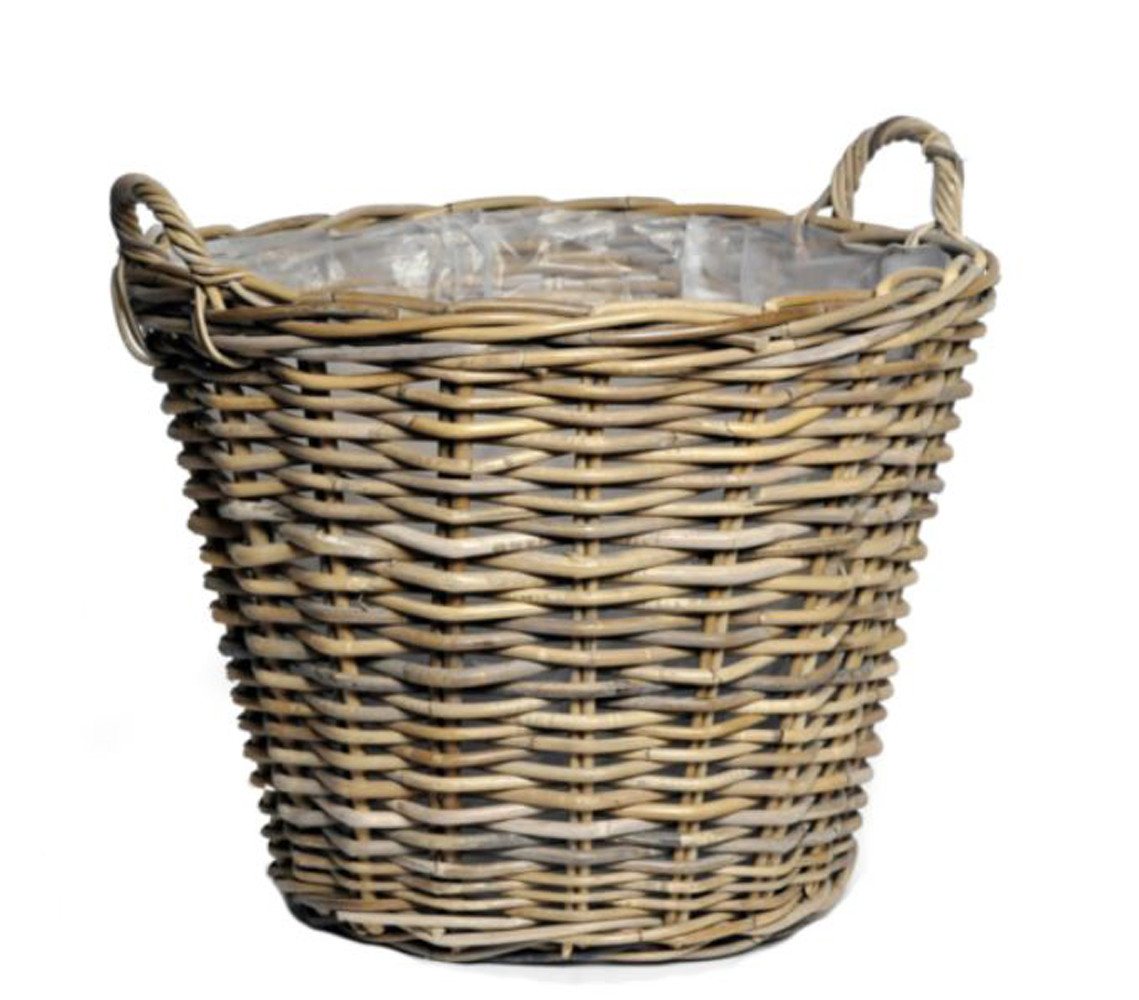 Annimuck Allzweckkorb Pflanzkorb Aufbewahrung Kartoffelkorb 42 x 31 cm natur mit Henkeln (1 St) von Annimuck