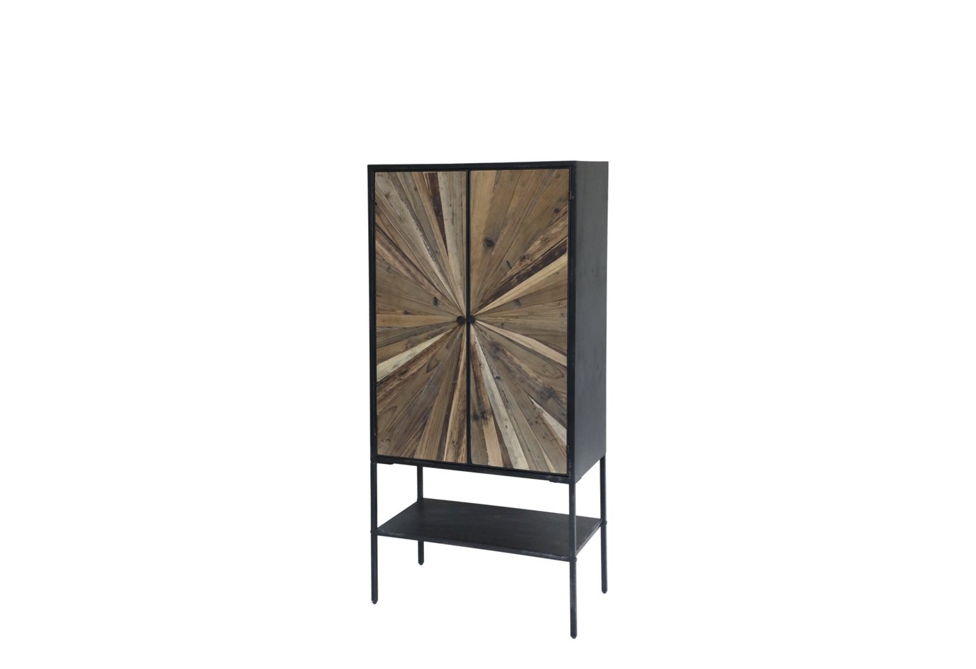 Annimuck Beistellschrank Chic Antique wunderschöner Schrank mit Ablage Sun H141 cm (1-St) von Annimuck