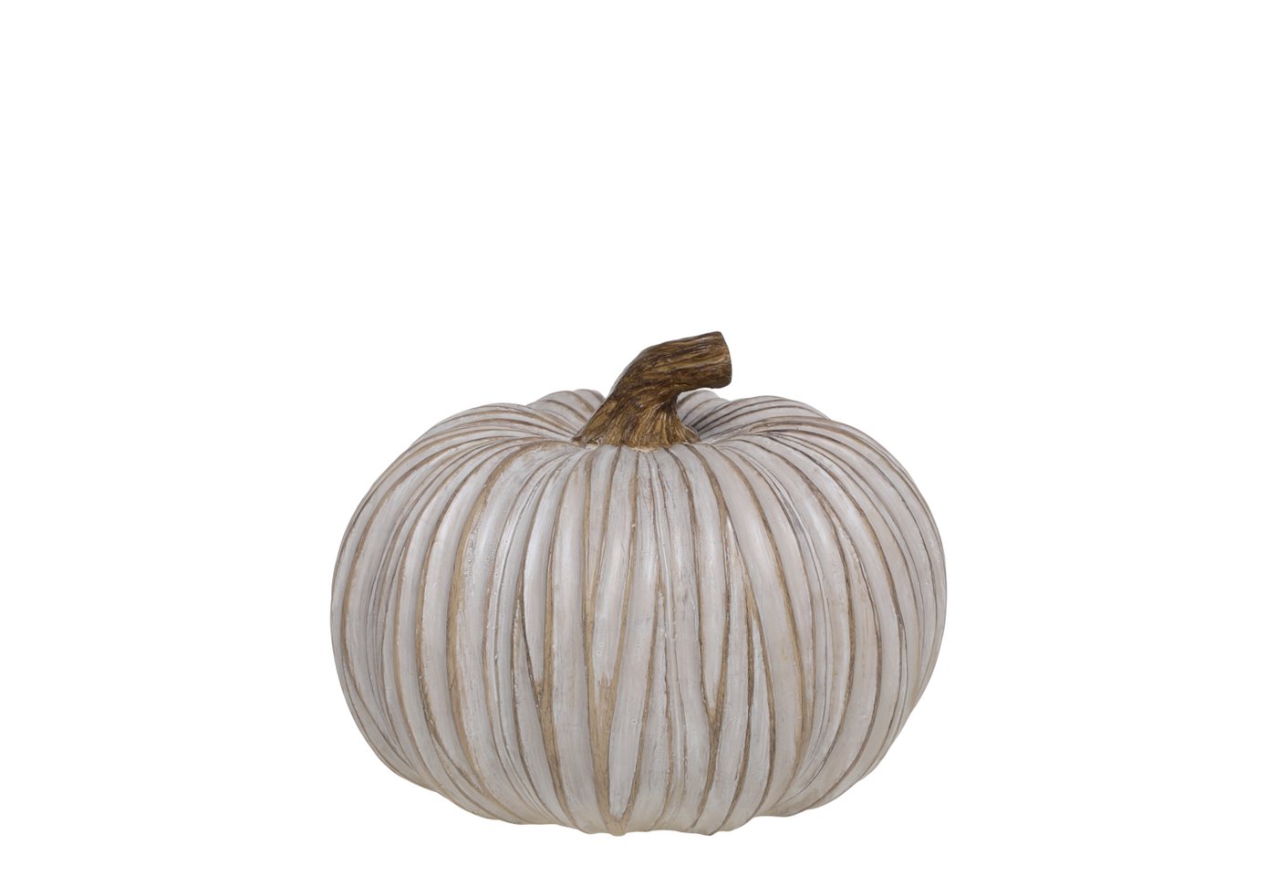 Annimuck Dekofigur Chic Antique Deko Kürbis latte mit gold H15 D20 cm Poly (1 St) von Annimuck